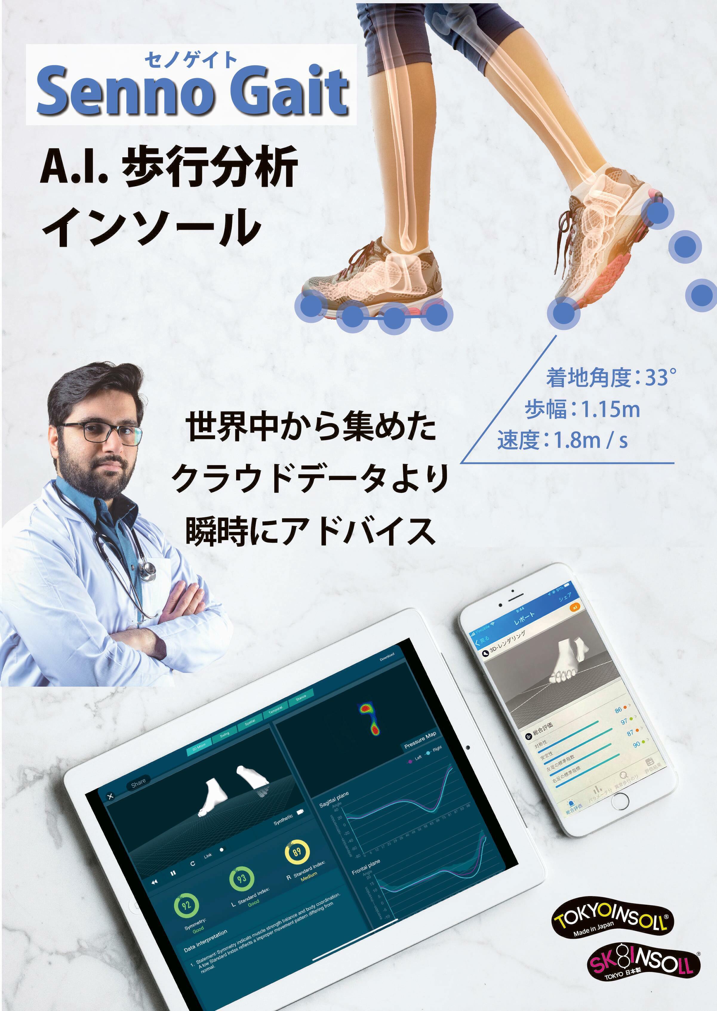 A.I.歩行姿勢分析支援システム